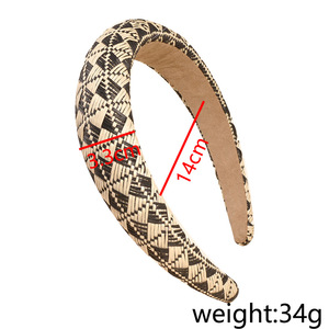 Masque de fête intégral en polyester, <span class=keywords><strong>foulard</strong></span> noué en cuir perlé et orné de bijoux de luxe de 3,5 mm, durag, bandeau anti-transpiration, bandeau de yoga de créateur pour - Product Image 3