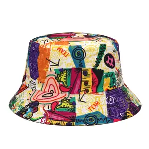 Sombrero de pescador Reversible con logotipo bordado para adultos, gorra de pescador con logotipo bordado