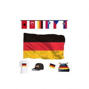Soccer Events Hat Cap T-shirts Germany Championship Fans <b>Flag</b> Custom for Cheering - Product Image 1