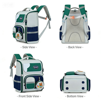 Nouveaux sacs à dos de style britannique, grande capacité, respirants, imperméables, en polyester, à motifs géométriques, avec sangles à coussin d'air, vente en gros