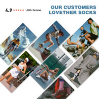 Chaussettes de sport confortables pour le sport quotidien, chaussettes de sport personnalisées, sensation naturelle du pied