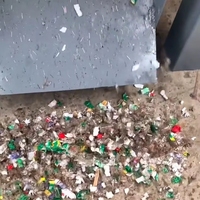 500 kg/h mini convertisseur catalytique à conduit flexible déchets ferreux et ferraille déchiqueteuse de foin déchiqueteuse de déchets d'acier