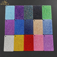 Edle Glitzer-Acrylplatten PMMA Farbige Gegossene Plexiglasscheiben für DIY-Basteleien Beschilderung Display Maßgeschnittene Formen