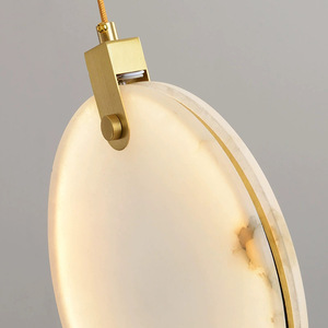Lámpara de Araña Moderna Minimalista de Alta Gama, Estilo Chino, Mármol Natural, Nueva, para Hotel, Oficina de Ventas, Villa, Loft, Dúplex - Product Image 6