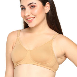Women Everyday <b>Wireless</b> Full Coverage <b>Bra</b> Soft Smooth Fabric Breathable Lightweight Comfortable Seamless Encircle Support <b>Bra</b> - Product Image 4