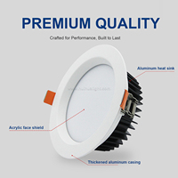 Plafonnier LED SMD en aluminium, découpe de 100 mm, 9 W, Ra90, spot encastré, éco-responsable, certification CE