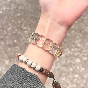 สายรัดแฟชั่นแบบยูนิเซ็กส์สำหรับผู้ใหญ่และเด็ก สายนาฬิกาแบบยืดหยุ่นคริสตัลใสสีผสมสำหรับนาฬิกาซีรีส์ 10/11 - Product Image 4