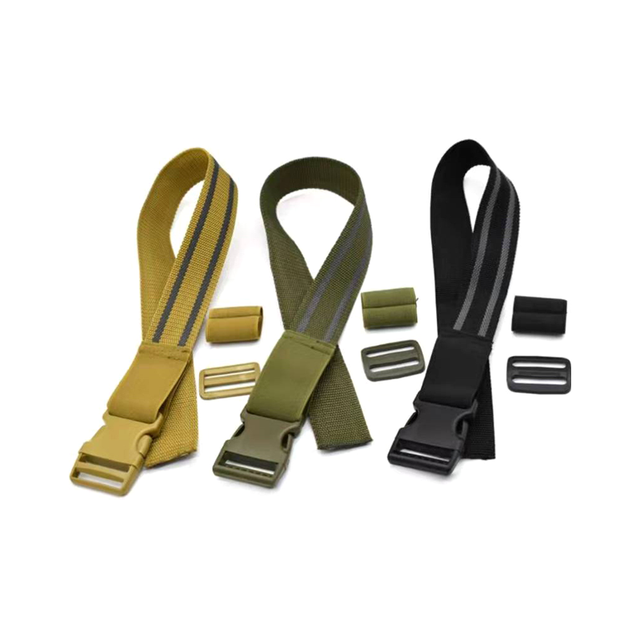 SABADO Tactical Leg Utility Strap Nylon Thigh Strap Short Plastic Quick-Release Buckle for Backpack Lashing Molle Gear Pouch