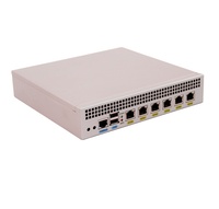 3855U 6LAN Firewall Mini PC Dual Core Dual Thread Industrial PC DDR4 untuk Keamanan Jaringan Mini PC