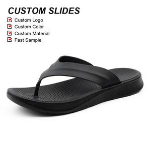 Tongs OLICOM avec logo personnalisé, semelle antidérapante en EVA, dessus respirant, légères et confortables pour l'intérieur/l'extérieur - Product Image 2