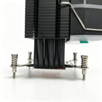 Ventilateur de refroidissement CPU 6HB-12B-9YLDG1 12V 6 caloducs 120mm PWM pour sockets Intel 1700 1851 AM4 avec dissipation thermique avancée