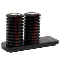Système de téléavertisseur sans fil pour restaurant Client Waiter Calling Beeper Pager Buzzer Vibration For Restaurant Cafe Beac