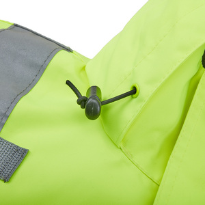 300D PU Tráng Không Thấm Nước Windproof Phản Quang An Toàn Áo Khoác Mùa Đông Áo Khả năng Hiển 2020 Cao ANSI/Isea 107 Lớp 3 - Product Image 2