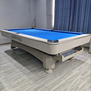 Mesa de Billar Wanyaju de Fábrica en Stock para Torneos con Pizarra de Jiujiang de <span class=keywords><strong>8</strong></span> y 9 Pies, Nivelador, Taco de Billar Diamond para Clubes Premium - Product Image 5