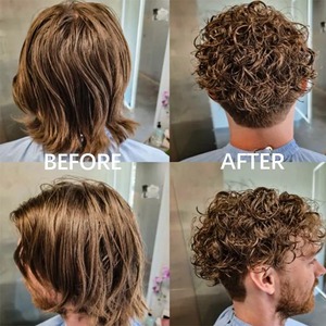 Loción Permanente para el Cabello de Calidad Profesional para Salón de Belleza, para Alisar y Rizar, Crema Permanente con Ácido Natural - Product Image 6