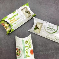 Usine Personnalisé Jetable Biodégradable Grill Tarte Alimentaire Emballage À Emporter Papier Shawarma Boîte D'emballage