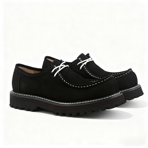 Zapatos Casuales de Cuero para Hombre, Impermeables, con Cordones, Punta Redonda, para Caminar y Uso en Exteriores - Product Image 5