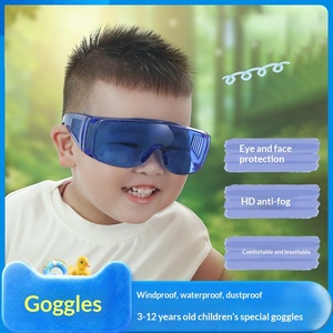نظارات أمان للأطفال مضادة للضباب لطلاب رياض الأطفال، للحماية من الرياح والرمال والصدمات والرذاذ أثناء التجارب والتجديف - Product Image 3