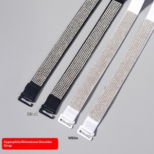 Sangle de soutien-gorge élastique antidérapante détachable avec logo Vs <span class=keywords><strong>Secret</strong></span> en <span class=keywords><strong>strass</strong></span>, dotée d'une fonction antidérapante pour sous-vêtements - Product Image 4