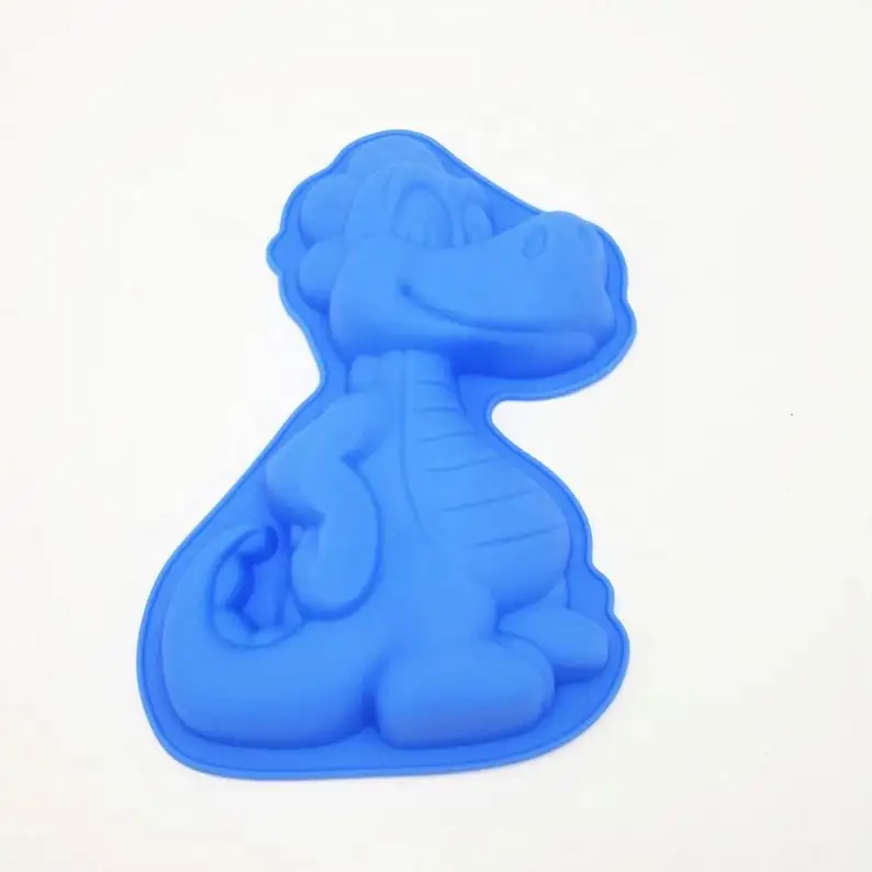 Bakeware Accessori Della Torta Del Silicone Della Muffa con a forma di Dinosauro