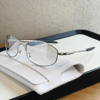 Lunettes de soleil métalliques futuristes pour le cyclisme avec monture enveloppante, verres de vision nocturne, protection UV400, style cyber Y2K, tendance