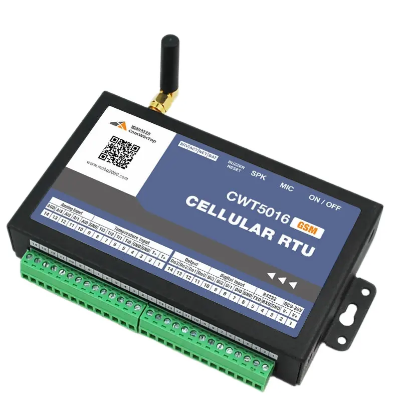 CWT5016 GSM 4G WIFI, Sistem Pemantauan Peringatan Kelembaban Suhu Sensor DS18B20 Pengontrol Suhu Pencatat Data