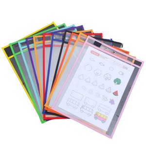 Classeur de poche portable, pièces, poches sèches, planche d'écriture et d'écrans, outil <span class=keywords><strong>sec</strong></span> pour enseigner les Pastels des enfants - Product Image 3