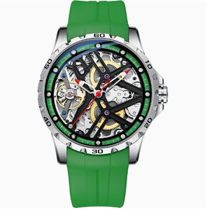 Envío Directo AILANG 8826-5 Reloj Mecánico Automático para Hombre, Esqueleto, Marca de Negocios, Resistente al Agua 3BAR, Luminoso - Product Image 5