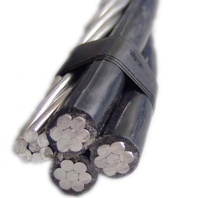 Low Voltage Aerial Bundled Aluminum Conductor Xlpe Insulated Abc Cable