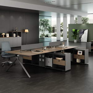 Mobili per Ufficio Modulari Moderni Postazioni di Lavoro Cubicoli Scrivanie per Uffici Amministrativi e Scrivanie per Dipendenti - Product Image 1