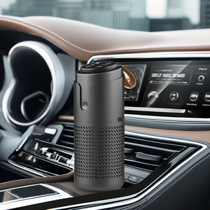 Purificateur d'air de voiture USB mini portable professionnel, filtre à 4 étapes, écran tactile, contrôlé par application, PM2.5 CADR EU/US - Product Image 2