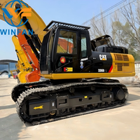 Excavatrice d'occasion CAT 336D2L avec cabine confortable pour de longues opérations