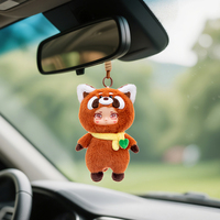Vente en gros de jouets de poupée en peluche visage en vinyle pendentif de poupée animal mignon série de boîte aveugle originale cadeau mystère jouets en peluche pour enfants
