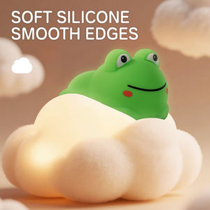 Portable Animal RGB Colorful Changing Touch <b>Sensor</b> Soft Silicone Kids Baby usb Rechargeable Night <b>Light</b> Lamp - Product Image 6