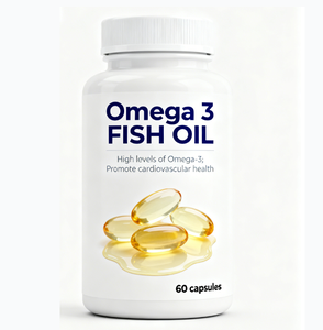 อาหารเสริมน้ำมันปลา OEM/ODM 6000 มก. พร้อม EPA และ DHA โอเมก้า <span class=keywords><strong>3</strong></span> ปราศจาก GMO สำหรับผู้ใหญ่ ช่วยบำรุงสุขภาพสมองและเลือด ไม่เหมาะสำหรับเด็ก - Product Image 1