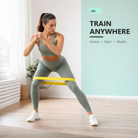 Bandas de Resistencia para Ejercicio, Yoga y Gimnasio, con Logotipo Personalizado, de TPE, Ecológicas, Multifuncionales, de Alta Elasticidad