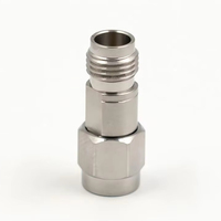 Connecteur à ondes millimétriques 2,4/2,92-KJG, femelle 2,4 mm vers mâle 2,92 mm, 50 ohms, adaptateur de test haute précision en acier inoxydable