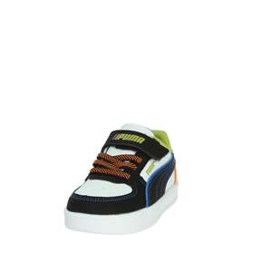 Baskets Puma pour enfants, style basketball, blanc et noir, taille 23, à enfiler, respirantes, tige synthétique, semelle extérieure en caoutchouc - Product Image 6