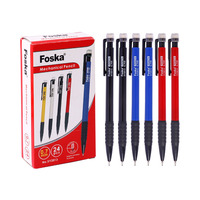 Crayon mécanique Fosak de qualité supérieure, vente en gros d'usine, mine HB 0,5 mm/0,7 mm avec gomme, pour fournitures de bureau et scolaires