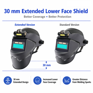 <span class=keywords><strong>Casque</strong></span> de soudage à obscurcissement automatique professionnel pour soudage TIG MIG MMA avec conception légère à fixation sur la tête, OEM ODM disponible - Product Image 4