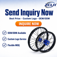 Set Roda ZCLH YY001 untuk Sur Ron Light Bee X 2019-2026, Roda Depan 1.6*19, Roda Belakang 1.85*16, Set Velg untuk Sepeda Motor Listrik