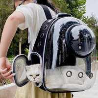 Sac à dos de transport pour chat portable, étanche, à coque rigide, en PC transparent, avec fenêtre bulle, pour l'extérieur