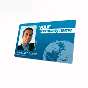 تصميم مخصص CR80 البلاستيك PVC RFID بطاقة الباركود ل ID/هدية/VIP
