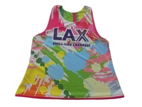 Chalecos de Lacrosse Sublimados Personalizados, Reversibles, de Malla, Transpirables, de Secado Rápido, para Entrenamiento en Equipo, para Hombres y Mujeres, OEM