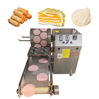 Machine automatique de fabrication d'Injera pour rouleaux de printemps et Pathiri éthiopiens, en acier inoxydable de qualité alimentaire, motorisée, haute performance