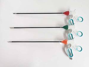 Instrumento endoscópico descartável do fórceps laparoscópico do novo tipo feito da fonte elétrica manual plástica - Product Image 3