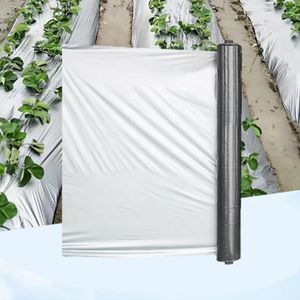 Premium Quality Single Layer Large Black and Silver PE UV Treated Mulch Film <strong>for</strong> Vegetable <strong>Greenhouses</strong> - Product Image 2