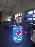 Écran LED personnalisé en forme de canette de Coca-Cola P1.86 P2, affichage couleur intégral à 360°, écran LED pour canette de boisson pour la publicité de marque dans les centres commerciaux et les bars