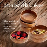 Vente en gros de bols en bois écologiques personnalisés pour servir des collations, mélanger des salades, pour la cuisine, bol à olives, petit modèle 15*15*5cm