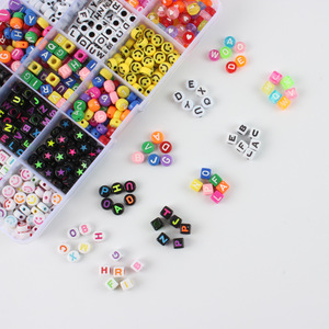 15 grid mixed letter beads box alphabet bead for jewelry making